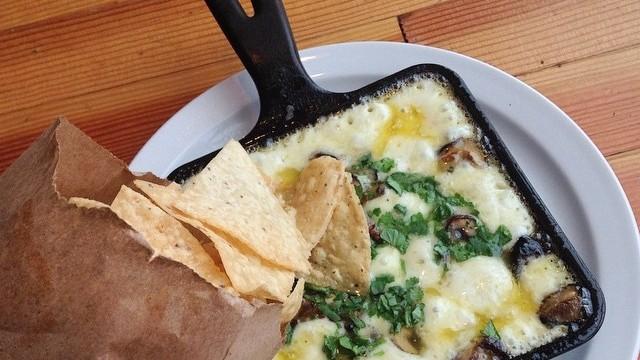 Queso Fundido at Tacos Tequila Whiskey