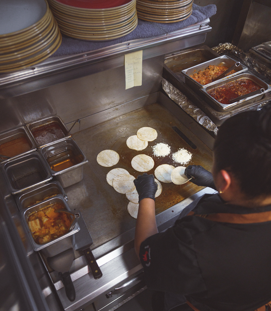 Chef Cooking Tacos